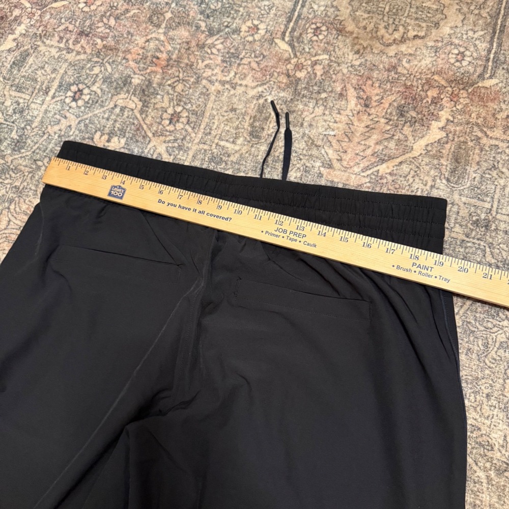 NWT Spanx On The Move Wide Leg Pants 1X Tall Black High Waist Smocked - Picture 6 of 6